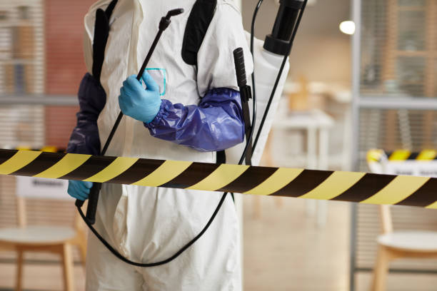 Professional Biohazard Cleanup technician working in Cascade, IA